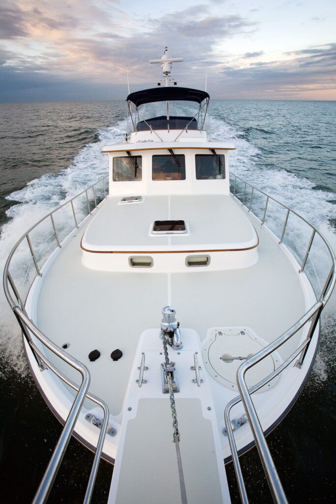 Krogen Express 52 seen from its bow