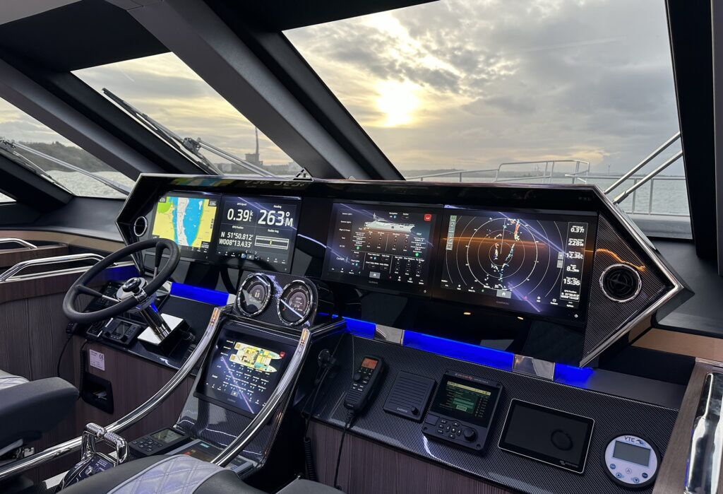 Helm console on the T-2000 Voyager