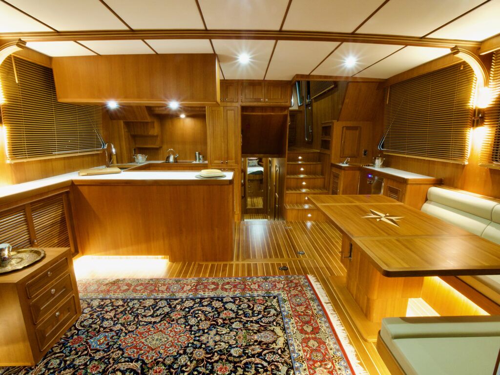 Galley on the Helmsman Pilothouse 46