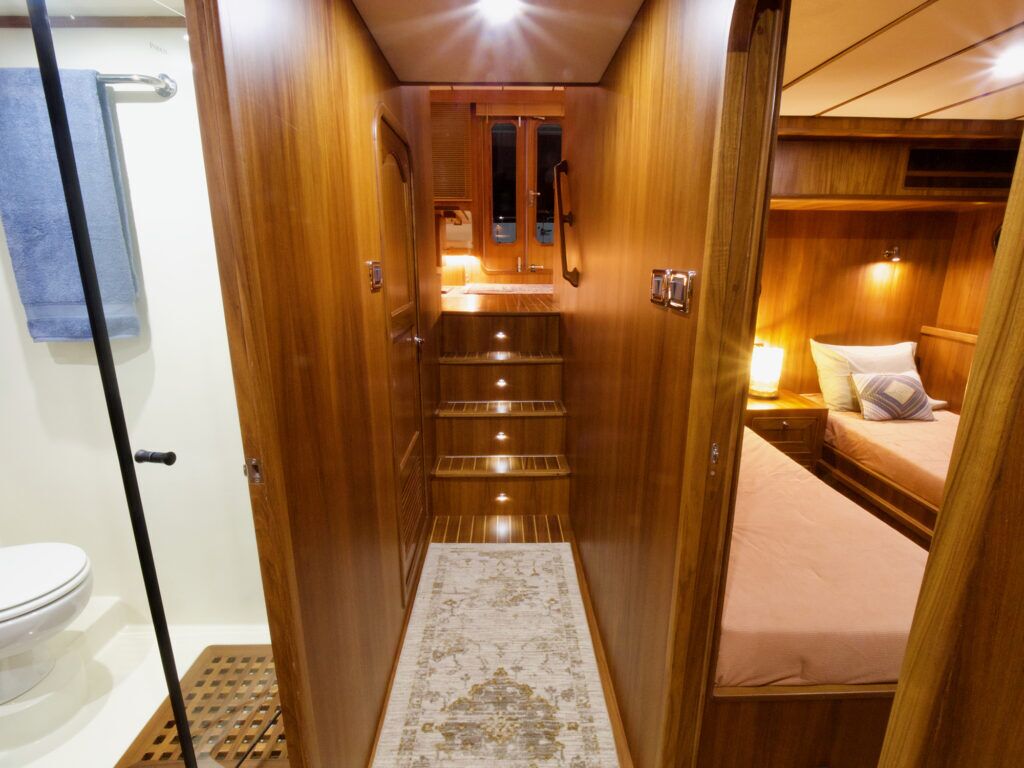 Accomadations on the Helmsman Pilothouse 46
