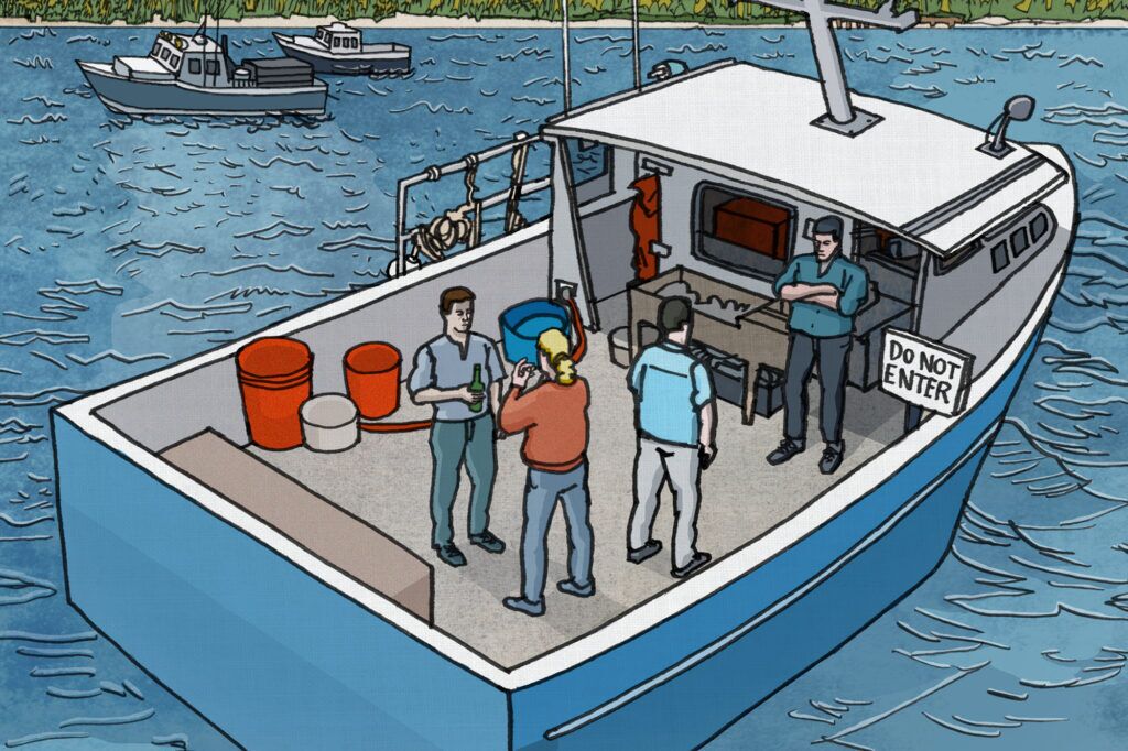 Boat illustration by Daniel Zalkus