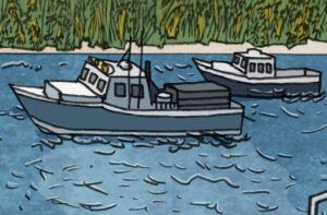 Boat illustration by Daniel Zalkus