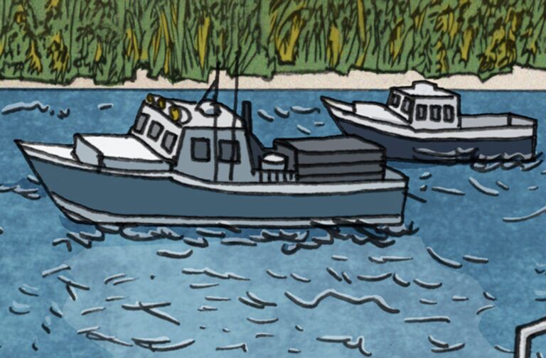 Boat illustration by Daniel Zalkus